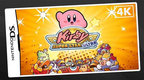 NDS Longplay Kirby Super Star Ultra Full Game Walkthrough 4K