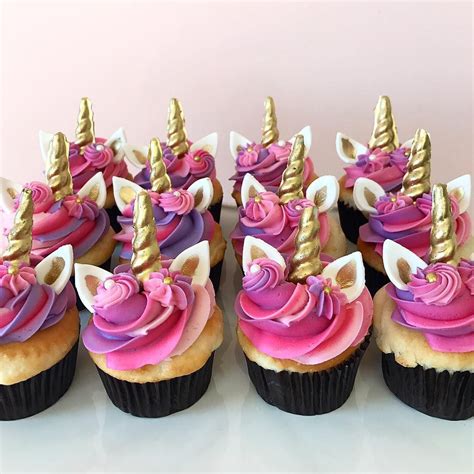 Kelsey Elizabeth On Instagram “how Cute Are These Pink And Purple Unicorn Cupcakes 💖🦄💜