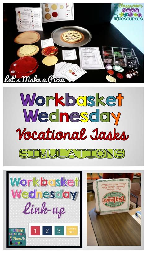 Vocational Tasks Workbasket Wednesday Autism Classroom Resources