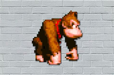 Donkey Kong Pixel Art | Compre Produtos Personalizados no Elo7