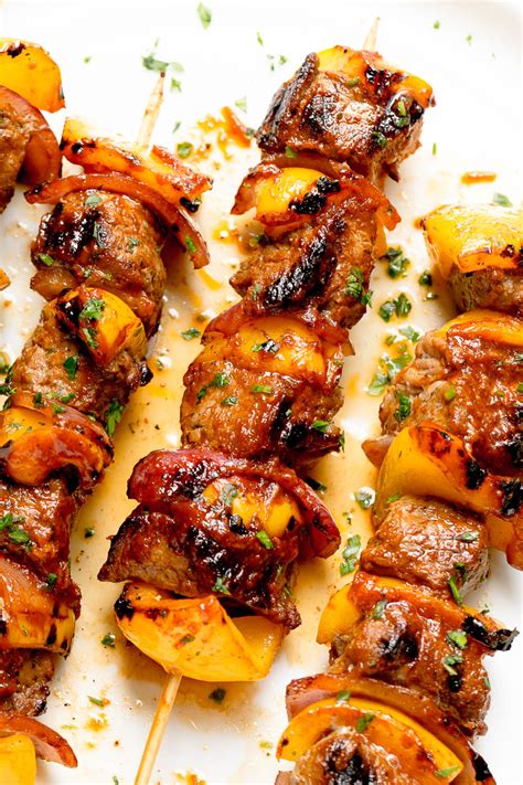 Grilled Steak Kabobs Recipe Eatwell101