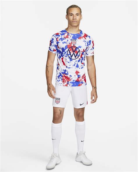 Usmnt Men S Nike Dri Fit Pre Match Football Top Nike Ae