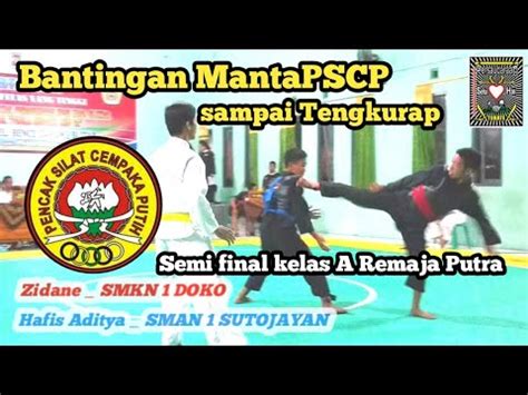 Tanding Pencak Silat Cempaka Putih Vs Psht Semi Final Bupati Cup Blitar