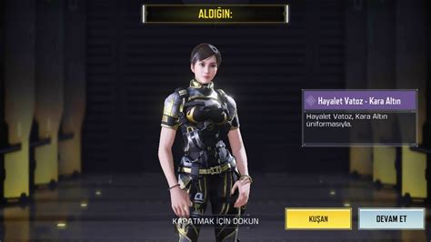 Cod Mobile Crets Z Bedava Karakter Hayalet Vatoz Kara Altin Sk N