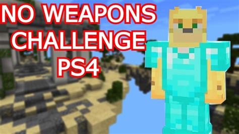 No Weapons Challenge In Minecraft Skywars Minecraft Ps Has Servers