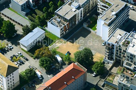 Dresden Aus Der Vogelperspektive Baustelle Wohngebiet Einer