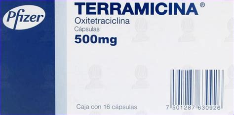 Terramicina 16 Capsulas 500mg Farmacia Rivas Del Centro