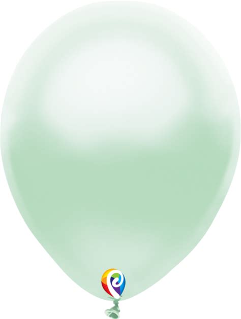 12 Inch Pearl Mint Green Latex Balloons