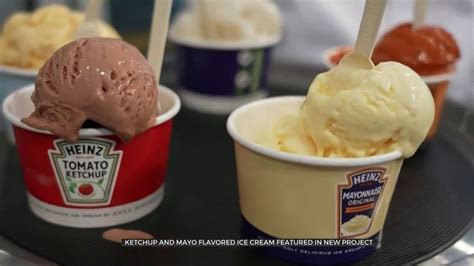 Ketchup Mayonnaise Flavored Ice Cream Featured In New Project