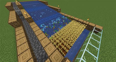 Build An Automatic Wheat Farm In Minecraft Unlimited Wheat With