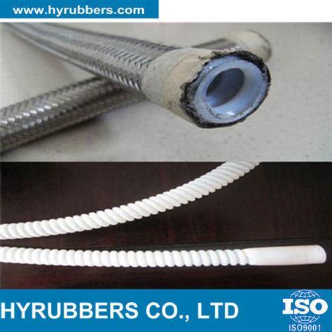 Stainless Steel Braided PTFE Smooth Hoses For Transport Oil China