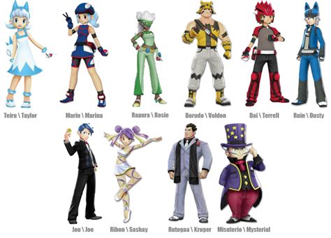 Pokemon Battle Revolution Characters