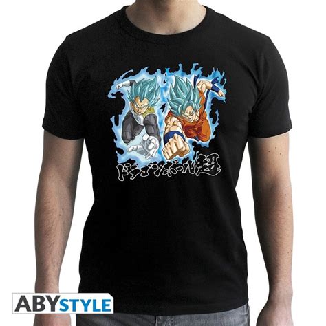 T Shirt Homme Dragon Ball Super Goku Et Vegeta Taille M Objets à