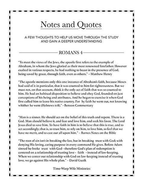 Romans Bible Study Week 2 Part 1 Printable Resources Time Warp