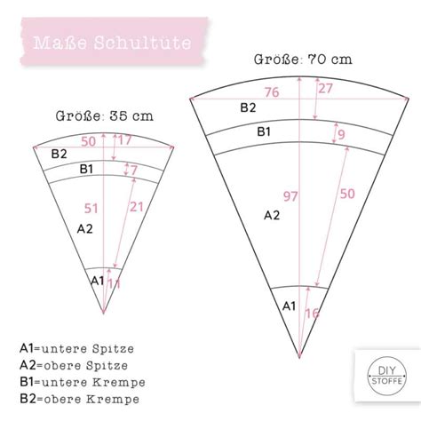 Schult Te Anleitung Schnittmuster Diy Stoffe