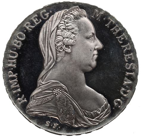 Austria Maria Teresa Talar 1780 Nowe Bicie Lustrzane Aukcja