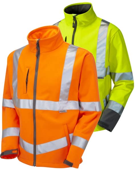 Leo Buckland Iso Class Hi Vis Softshell Jacket Sj Harvey