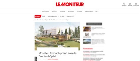 Article Sur L Ifsi Dans Le Moniteur Agence Engasser Associ S