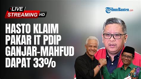 MEWS UPDATE HASTO KLAIM Pakar IT PDIP Pragib Dapat 43 Dan Gama 33