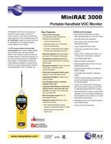 MiniRAE 3000 - RAE Systems - PDF Catalogs | Technical Documentation | Brochure