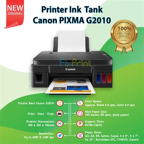 Jual Printer Canon G Print Scan Copy Ink Tank Infus Cartridge Ca