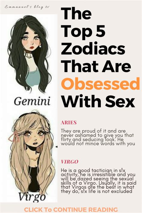 The Top 5 Zodiacs That Are Obsessed With Sx