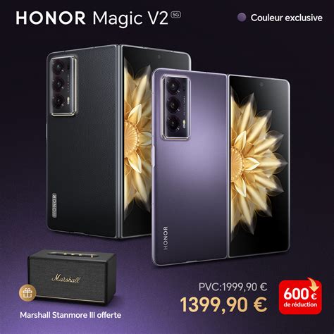 Honor Magic V Les Pr Commandes Du Smartphone Pliant Le Plus Fin Au