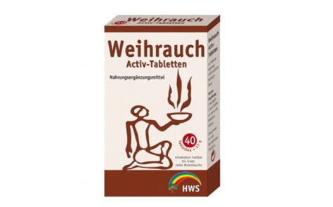 Weihrauch Activ Hws Tabletten Apotheke Zur Universit T Wien