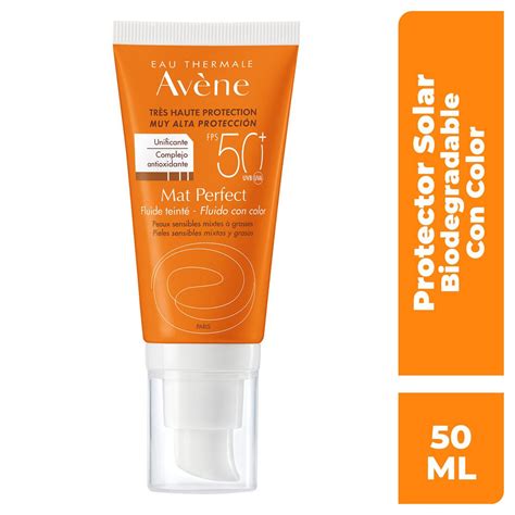 Avène Mat Perfect Fluido con Color Protector Solar FPS 50