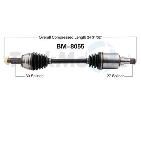 CV Axle Shaft Front Driver Side Surtrack BM 8055