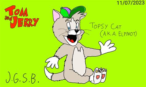 Topsy Cat (a.k.a. Elpmot Cat) (Tom and Jerry) by JoaoGabyel on DeviantArt