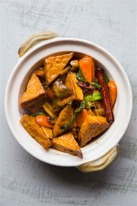 Easy Red Braised Tofu Hong Shao Dou Fu