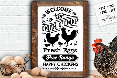 Welcome To Our Coop Svg Fresh Eggs Svg Rustic 3192737