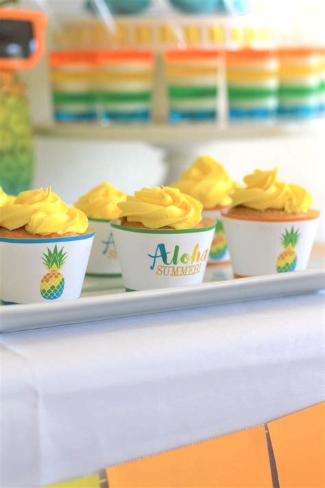 Kara's Party Ideas Aloha Summer Party | Kara's Party Ideas