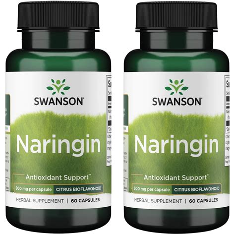 Swanson Naringin Citrus Bioflavonoid Mg Caps Pack Walmart