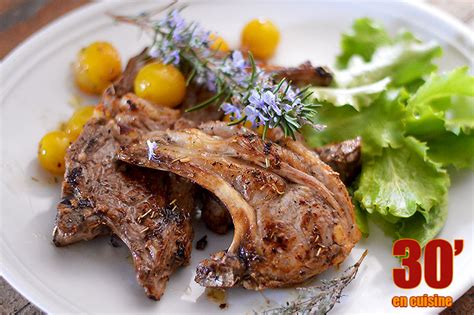 Côtes Dagneau Grillées Aux Herbes De Provence 30 Minutes En Cuisine