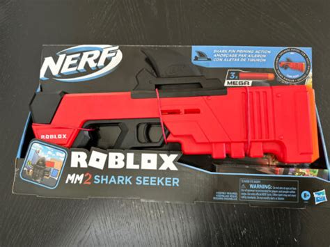 Nerf Roblox Mm Shark Seeker Dart Blaster Gun Nerf Gun W Free Virtual