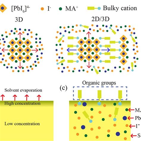 Illustrations Of Crystal Growth In The Solution Of Mapbi Perovskite