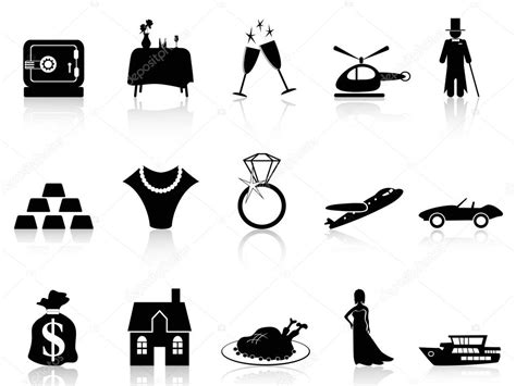 Wealth And Luxury Icon — Stock Vector © Huhulin 22481403