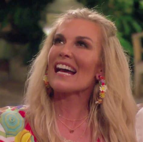 Tinsley Mortimer S Floral Hoop Earrings Big Blonde Hair