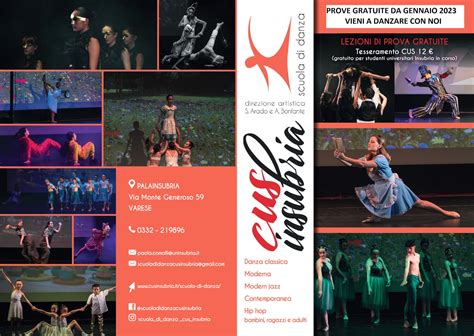 Prove Di Danza Gratuite Da Gennaio Cus Insubria