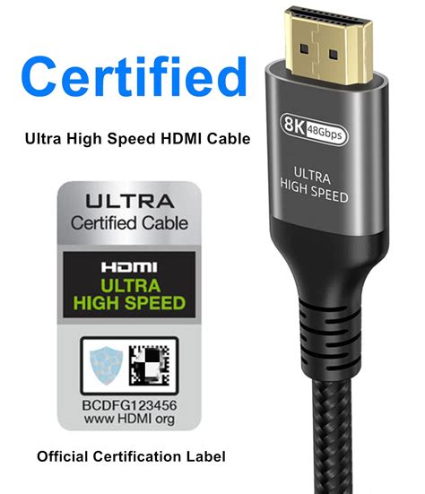 Cable Hdmi K K K Pies Certificado Gbps Ms Ultra Alta