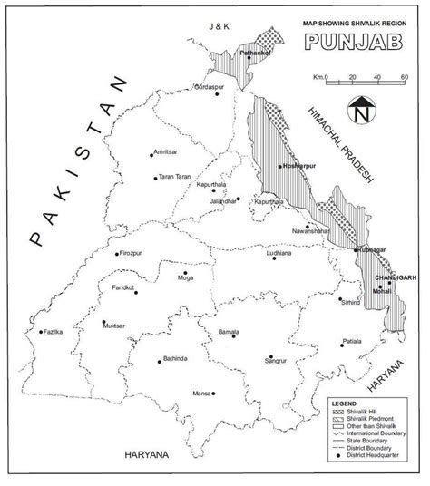 Map of Shivalik region in Punjab. | Download Scientific Diagram