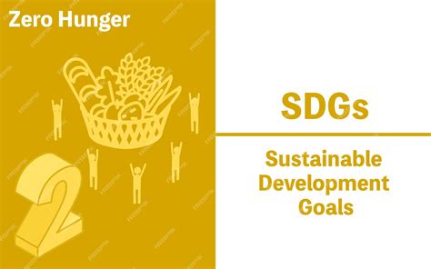 Premium Vector Sdgs Goal 2 Zero Hunger