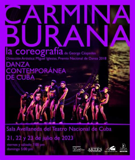 Vuelve a escena Carmina Burana por Danza Contemporánea de Cuba Prensa