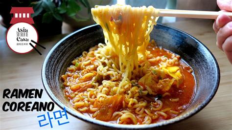 Ramyeon Ramen Coreano Picante Spicy Korean Ramen Youtube