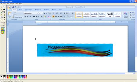 Microsoft Word Cara Membuat Banner Di Microsoft Word