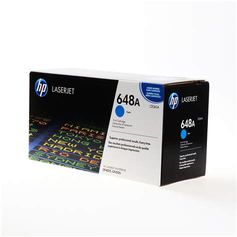 Hp 648a Cyan Original Laserjet Toner Cartridge Ce261a Printer Point