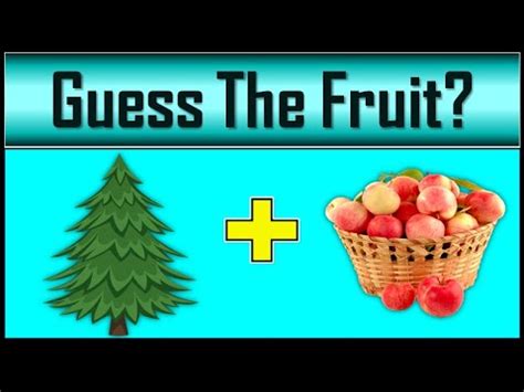 Guess The Fruit By Emoji Guess Fruit Fruits Fact Emoji Challenge