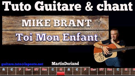 Tuto Guitare Chant Mike Brant Toi Mon Enfant Youtube